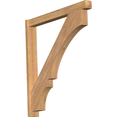 Ekena Millwork Balboa Craftsman Smooth Outlooker, Western Red Cedar, 5 1/2"W x 48"D x 48"H OUT06X48X48BOA04SWR